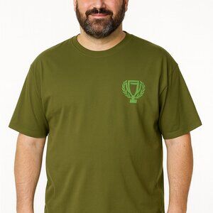 Vtg. Gilyard Olive Green Mens 3XL Short Sleeve Shirt Old New Stock